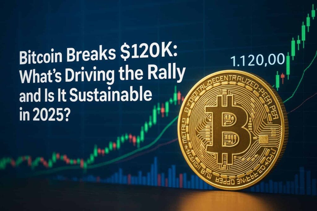 Bitcoin’s explosive rise past $120,000 has investors buzzing. We explore the key factors behind this surge and whether the momentum can last in today’s volatile market.