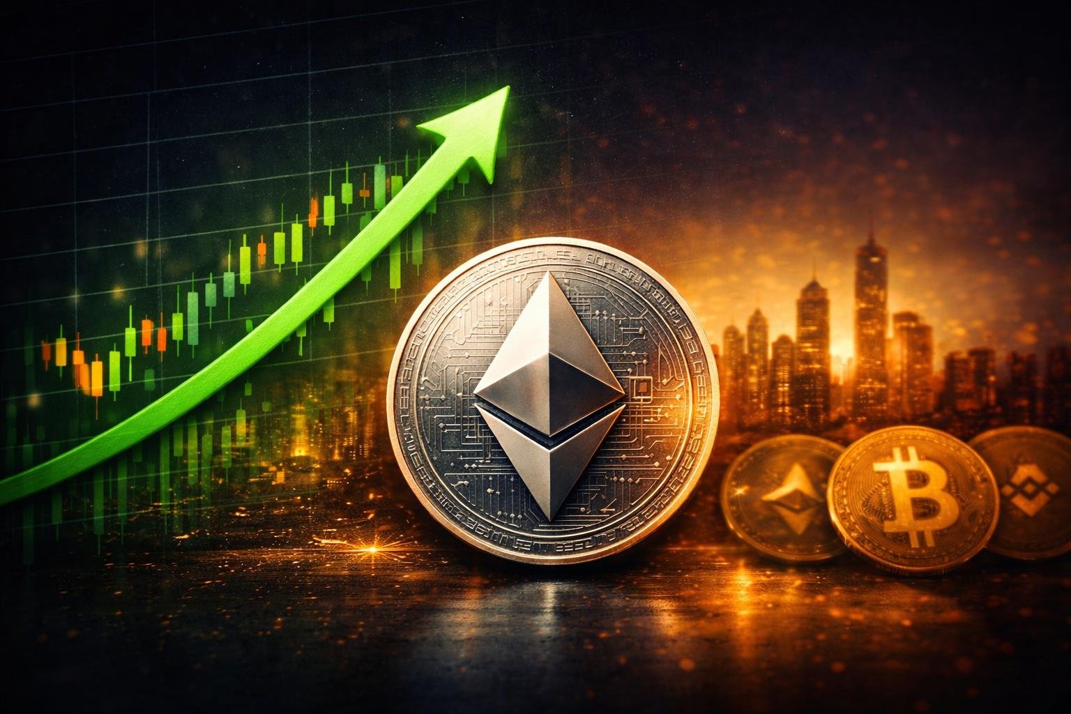 Ethereum Climbs as Crypto Market Reacts to Geopolitical Developments