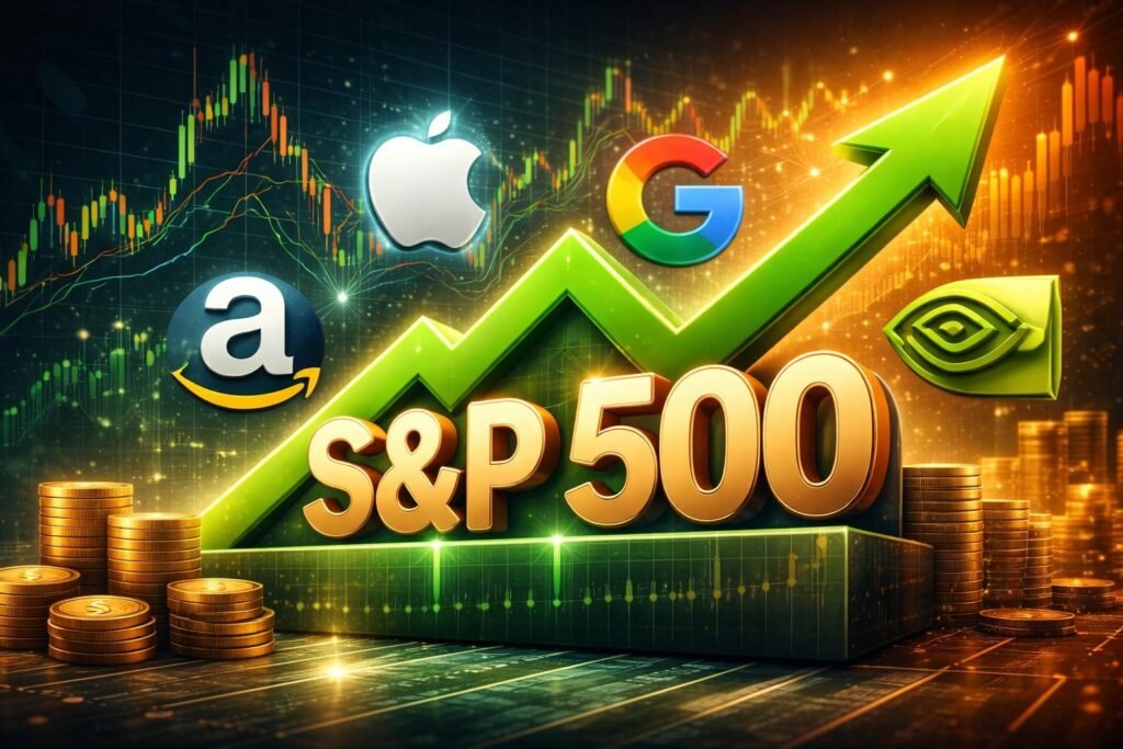 S&P 500 Gains as Tech Stocks Lead Market Recovery Amid Easing Global Tensions